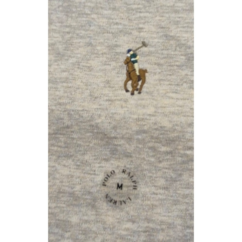 Polo Ralph Lauren men's M Long Sleeve Polo Shirt Classic Fit Tan 100% Cotton NWT - Picture 2 of 16